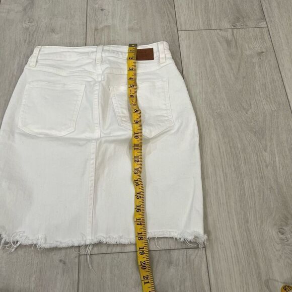 Father’s Daughter demin white skirt size 25 - Picture 3 of 7